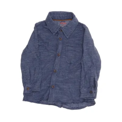 Buttondown-skjorta (Blå, Vit) från Hema Bomull