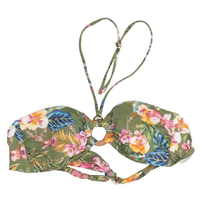 Bikini top (Green, Multicolored) from Watercult Elastane, Polyamide