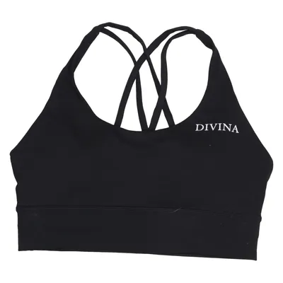 Sports bra (Black) from Divina Elastane, Polyamide
