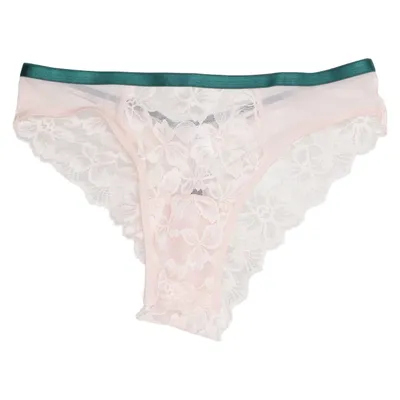 Panties (Pink, Green) from H&M Cotton, Elastane, Polyamide