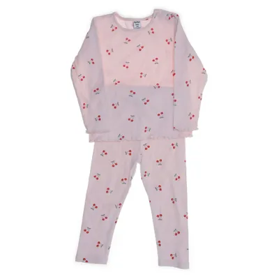 Pyjamas (Rosa) från Dopo Dopo Bomull, Elastan
