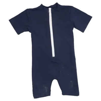 UV beschermende kleding (Blauw) van Petit Crabe Elastaan, Polyamide
