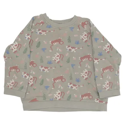 Sweatshirt (Green, Multicolored) from Åhléns Kids Cotton