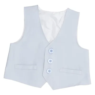 Kostuumgilet (Blauw) Polyester, Viscose