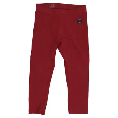 Leggings (Rood) van Polarn O. Pyret Elastaan, Organisch katoen