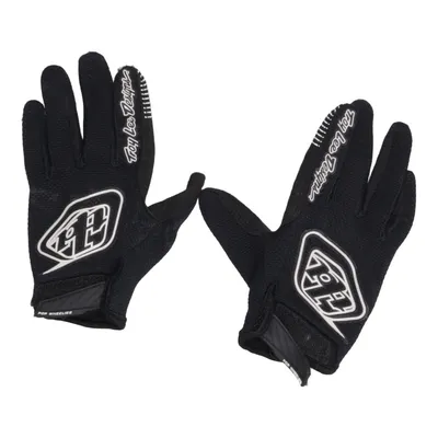 Motorradhandschuhe (Schwarz) von Troy Lee Designs Elasthan, Lederimitat, Polyamid