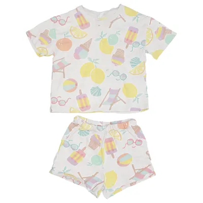 Ensemble (Beige, Multicolore) de H&M Coton