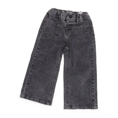 Jeans (Grå) från Lil' Atelier Ekologisk bomull, Återvunnen polyester