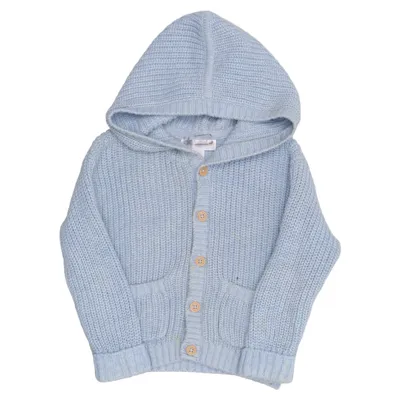 Cardigan (Blue) from The Little White Company Cotton