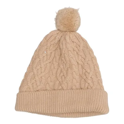Bonnet à pompon (Beige) de H&M Acrylique, Coton, Polyester