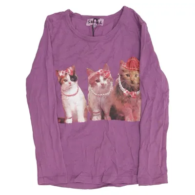 Långärmad t-shirt (Lila) från Skill Bomull