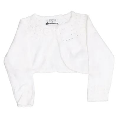 Bolero (Wit) van Fix by Lindex Angora, Katoen, Polyamide, Viscose
