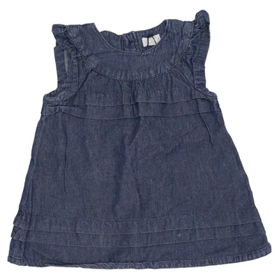 Denim jurk (Blauw) van Me Too Katoen