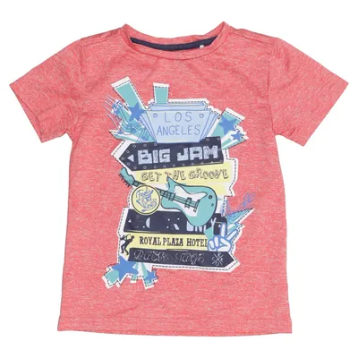 T-shirt (Rouge, Multicolore) de Knot So Bad Élasthane, Polyester