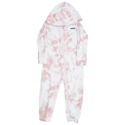 Onesie (Pink, White) from Levi Strauss & Co Cotton, Polyester