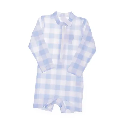 UV-kläder (Vit, Blå) från Livly Elastan, Polyester