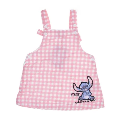 Dungaree dress (White, Pink) from Disney Baby Cotton