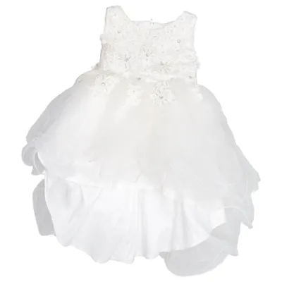 Blomsterpigekjole (Hvid) Bomuld, Polyester