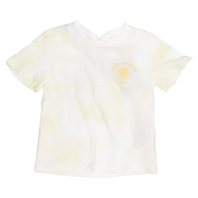T-shirt (Vit, Gul) från Mini Gina Tricot Bomull