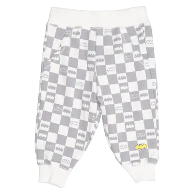 Sweatpants (Gray, White) from Batman Cotton, Elastane, Polyester