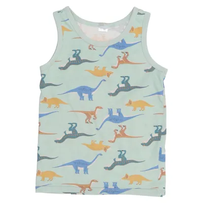 Tanktop (Groen, Meerkleurig) van Zeeman Katoen, Polyester