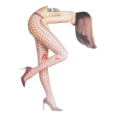 Collants en nylon (Noir) de Falke Élasthane, Polyamide, Laine