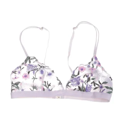 Bralette (Vit, Flerfärgad) från New Look Elastan, Nylon, Polyester