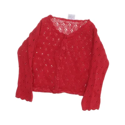 Cardigan (Rood) van Polarn O. Pyret Katoen