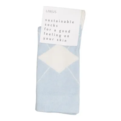 Sockor (Blå, Beige) från Lanius Bomull, Elastan, Polyamid, Ull