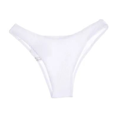 Bikiniunderdel (Vit) från Monday Swimwear Elastan, Återvunnen polyester