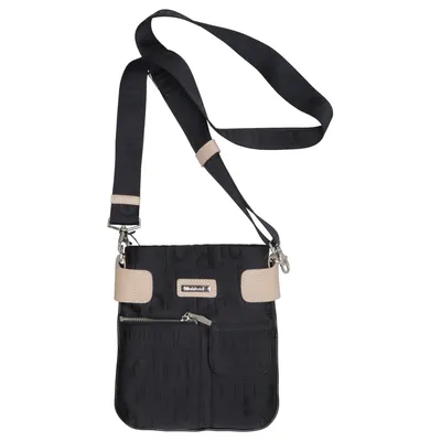 Skuldertaske (Sort, Beige) fra Baldinini