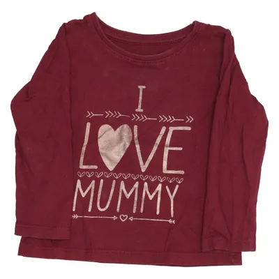 Lange mouwen shirt (Rood) van Young Dimension Katoen