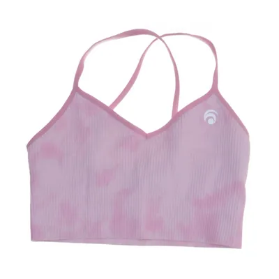 Sports bra (Pink, White) from Oceans Apart Elastane, Polyamide