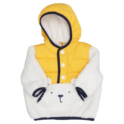 Vinterjakke (Gul, Hvid, Flerfarvet) fra BabyGap Akryl, Polyester