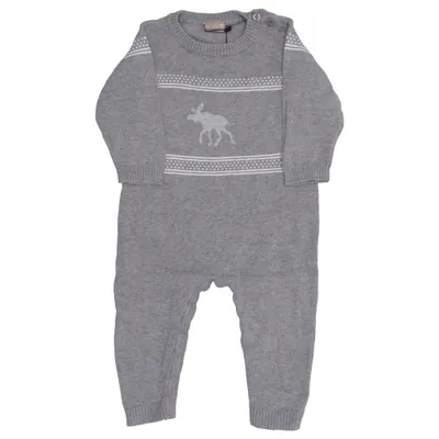 Rompers (Gray) from Hust & Claire Cotton