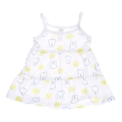 Dress (White, Multicolored) from Trash Code Cotton