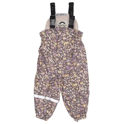 Ski pants (Brown, Multicolored) from Mikk-line Polyurethane, Recycled polyester