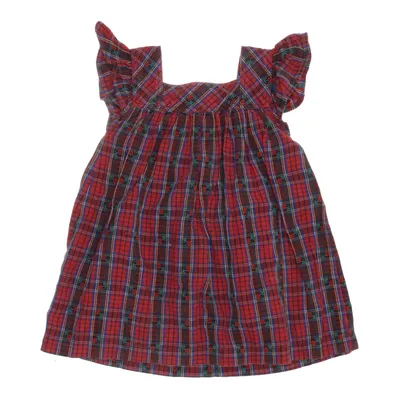 Klänning (Röd, Blå, Grön) från Polarn & Pyret Bomull