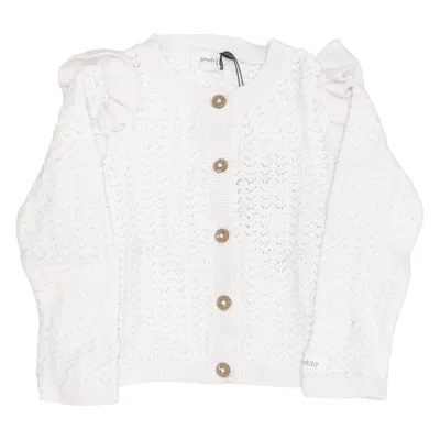 Cardigan (Beige, White) from Newbie by KappAhl Cotton