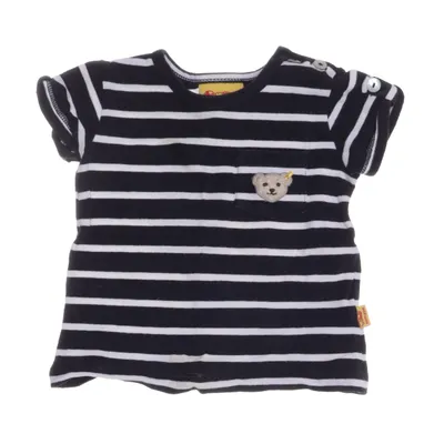 T-shirt (Sort, Hvid) fra Steiff Bomuld, Elastan