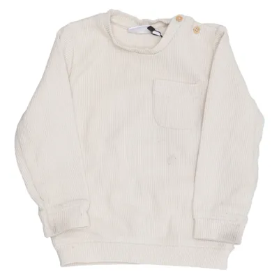 Langærmet t-shirt (Beige) fra Name It Elastan, Økologisk bomuld, Genanvendt polyester