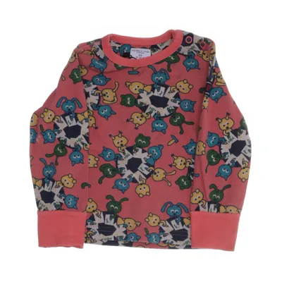 Lange mouwen shirt (Roze, Meerkleurig) van Polarn O. Pyret Katoen