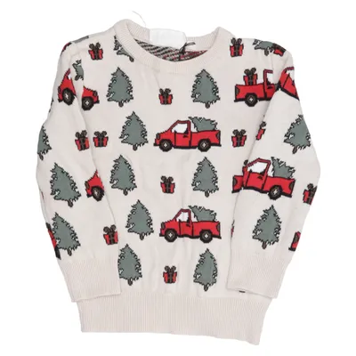 Christmas sweater (Beige, Red, Green) from D.M.D by Denim Day Cotton
