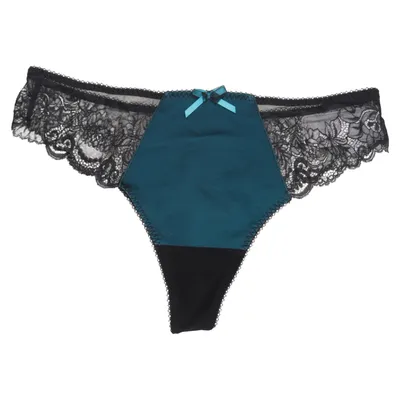 Culotte (Noir, Bleu) de Elomi Coton, Élasthane, Polyamide