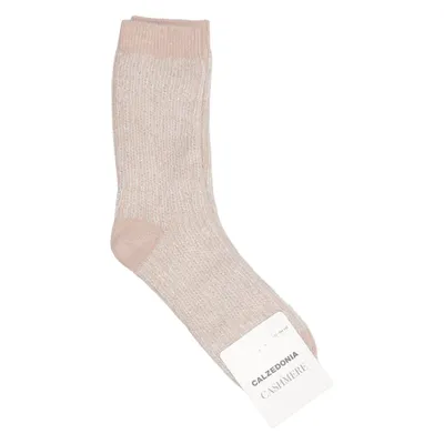 Knit socks (505D Ch-Ds Rosa Cipria) from Calzedonia Acrylic, Alpaca wool, Cashmere, Elastane, Metallic fiber, Polyamide, Viscose