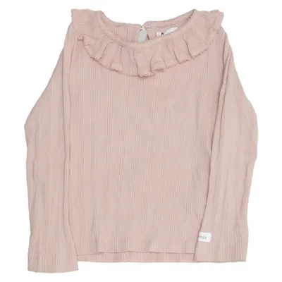 Långärmad t-shirt (Beige) från Newbie by KappAhl Bomull, Elastan