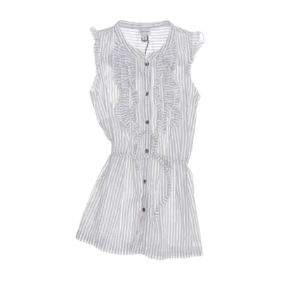 Dress (White, Multicolored) from Mini a Ture Cotton