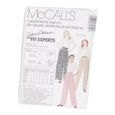 Sewing pattern (1-Hour Pants That Fit) from McCall's