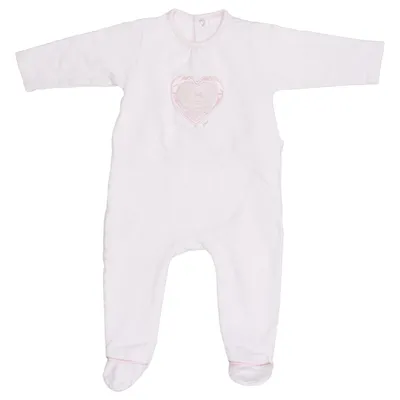 Rompers (Pink) from First Cotton, Elastane