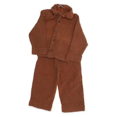 Set (Brun) från Lil' Atelier Ekologisk bomull